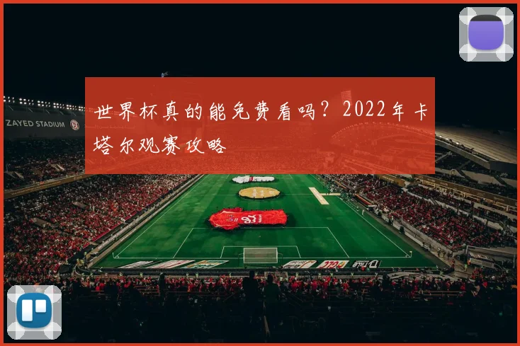 世界杯真的能免费看吗？2022年卡塔尔观赛攻略